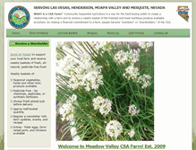 Tablet Screenshot of meadowvalleycsa.com